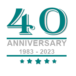 CCWC - 40th Anniversary Logo - 1983 to 2023