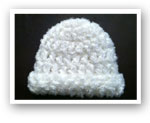 Photo of hats made for Preemie Babies